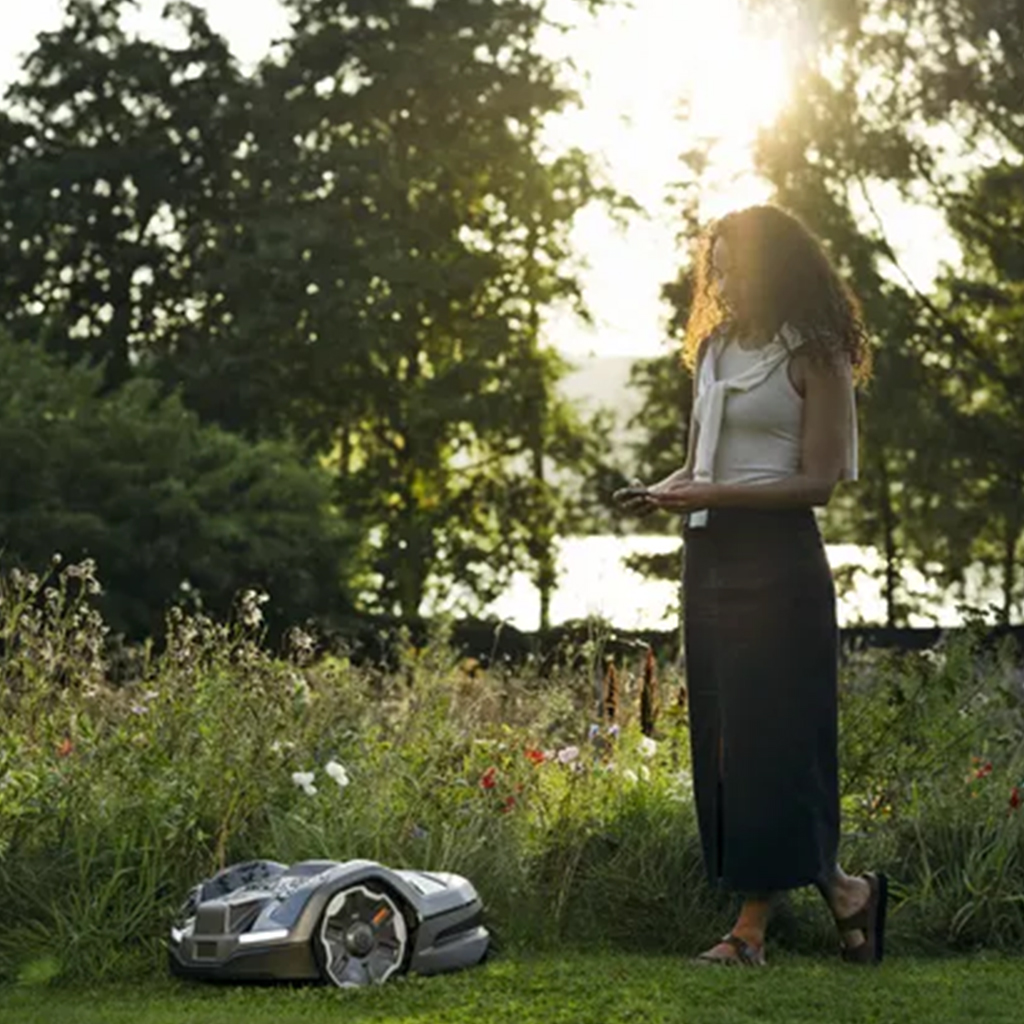 Husqvarna Automower Mobile app control for robotic lawn mower set up by Nardella’s Turf Care in Branford, CT